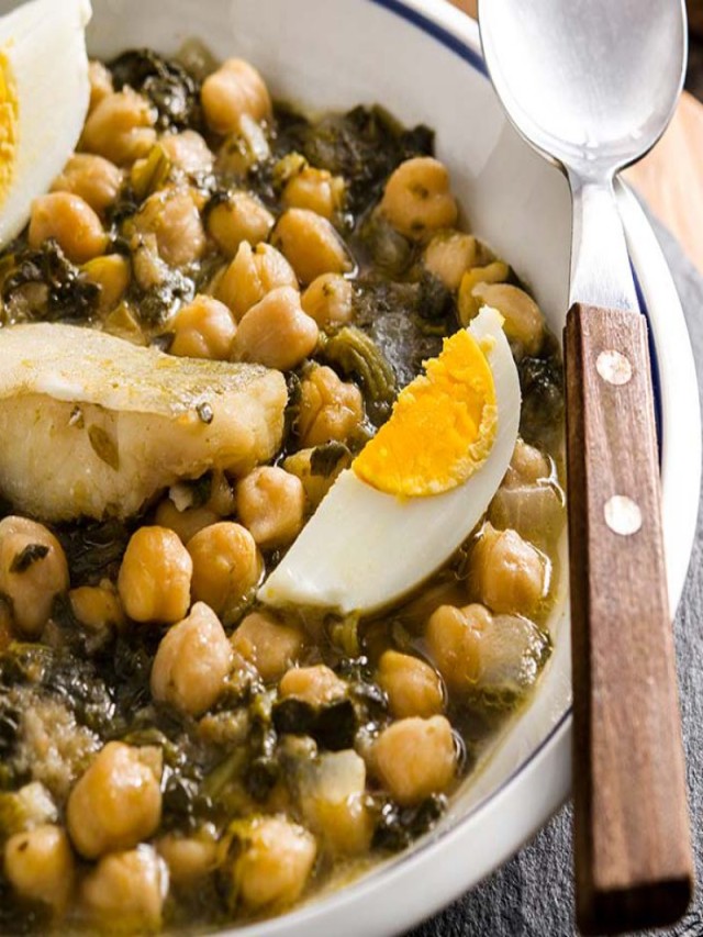 Álbumes 95+ Foto potaje de garbanzos y judias con bacalao y espinacas Cena hermosa