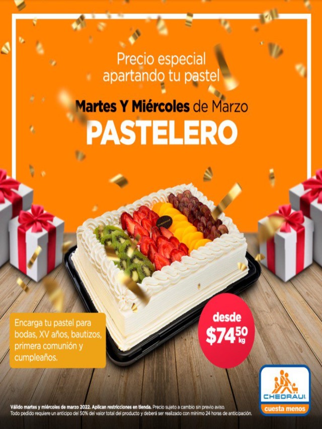 Álbumes 92+ Imagen precio del kilo de pastel en chedraui El último