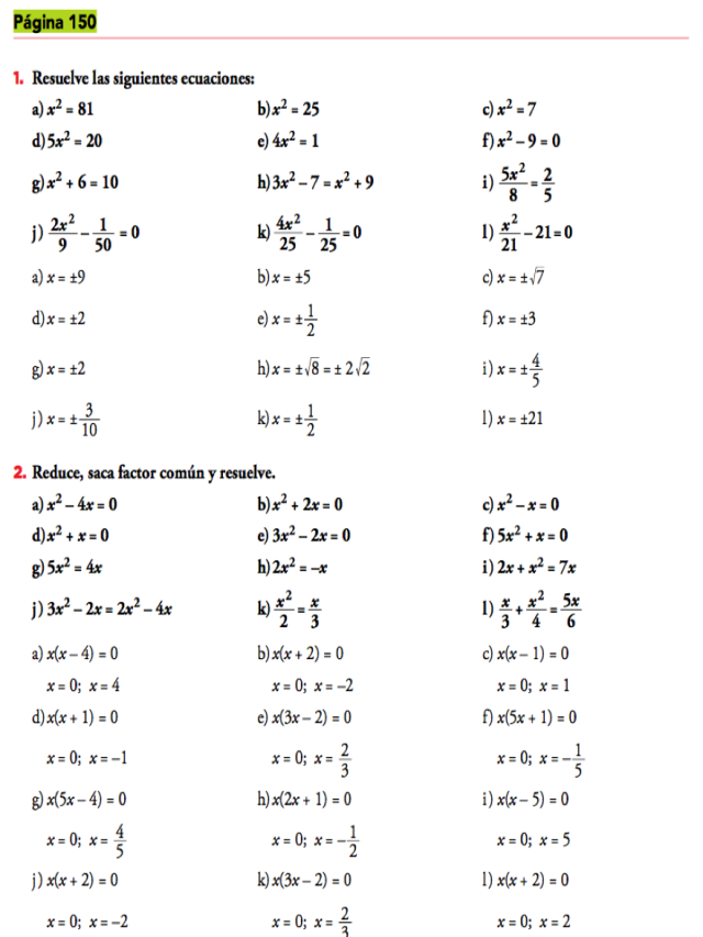Álbumes 102+ Foto problemas de ecuaciones de primer y segundo grado resueltos Cena hermosa