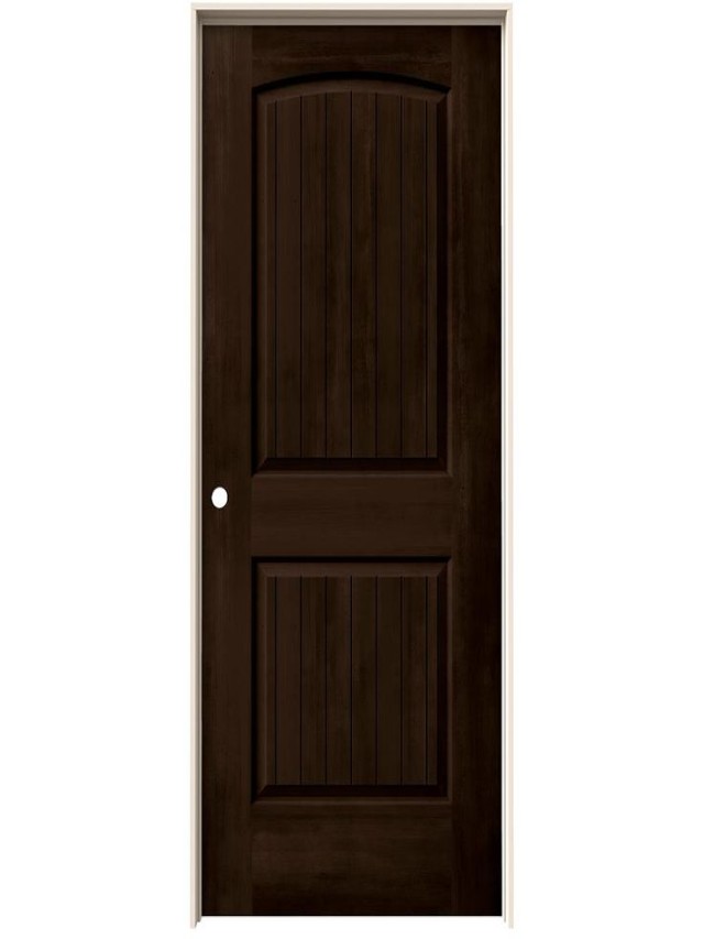 Sintético 98+ Foto puertas de madera en color chocolate El último