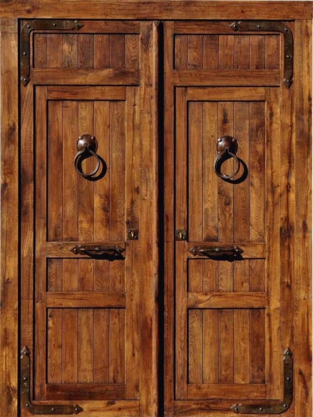 Lista 100+ Foto puertas rusticas de madera para recamaras Mirada tensa