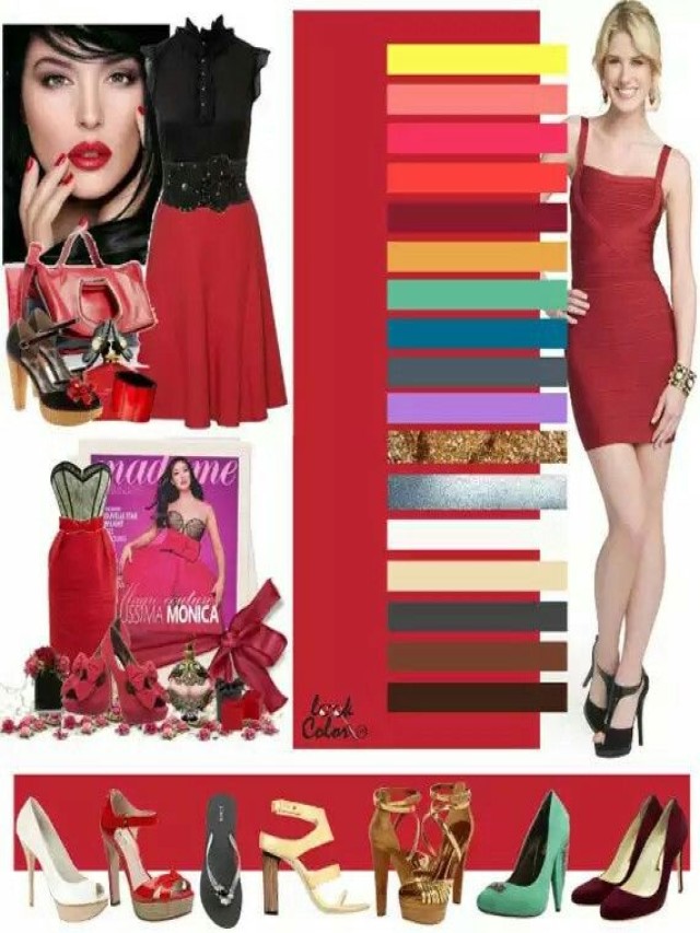 Lista 103+ Foto que color combina con el rojo en ropa mujer Cena hermosa