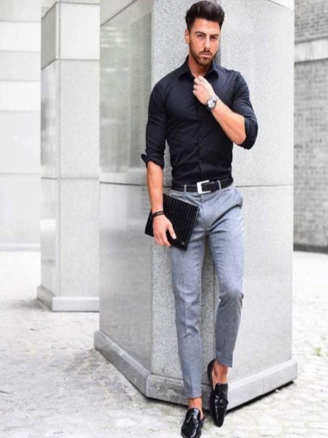 Lista 104+ Foto que color de camisa combina con pantalon gris Cena hermosa