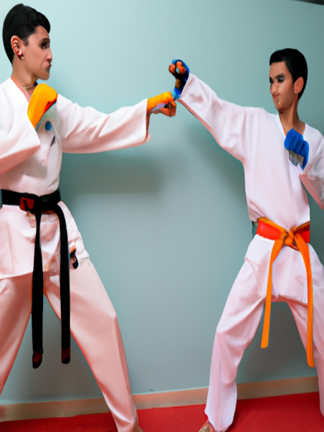 Lista 97+ Foto que es mejor karate o taekwondo Mirada tensa