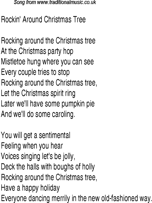 Álbumes 97+ Foto rockin around the christmas tree miley cyrus lyrics Cena hermosa