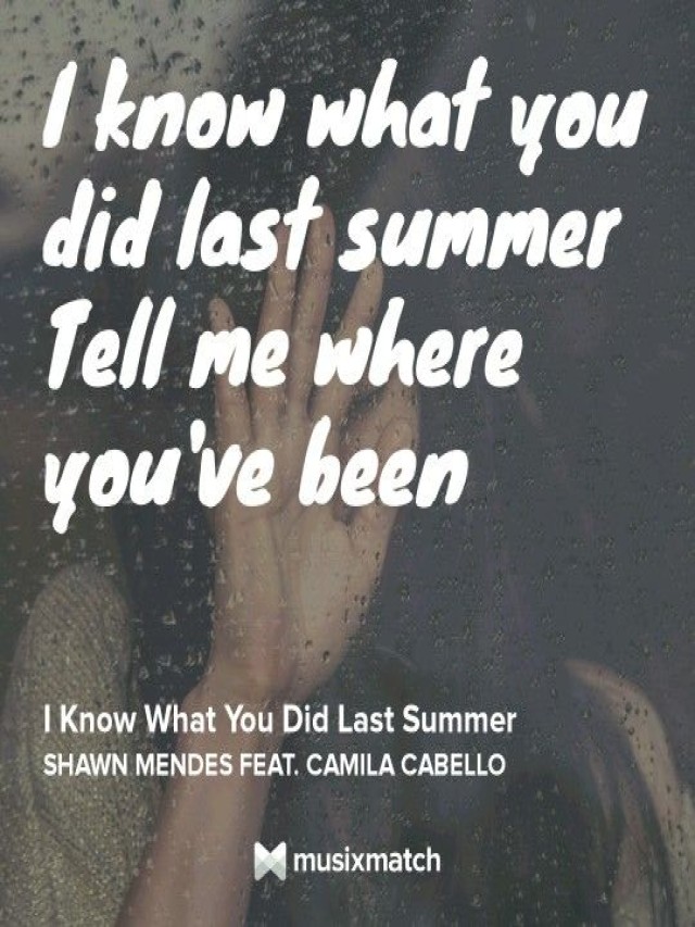 Lista 97+ Foto shawn mendes i know what you did last summer letra Cena hermosa