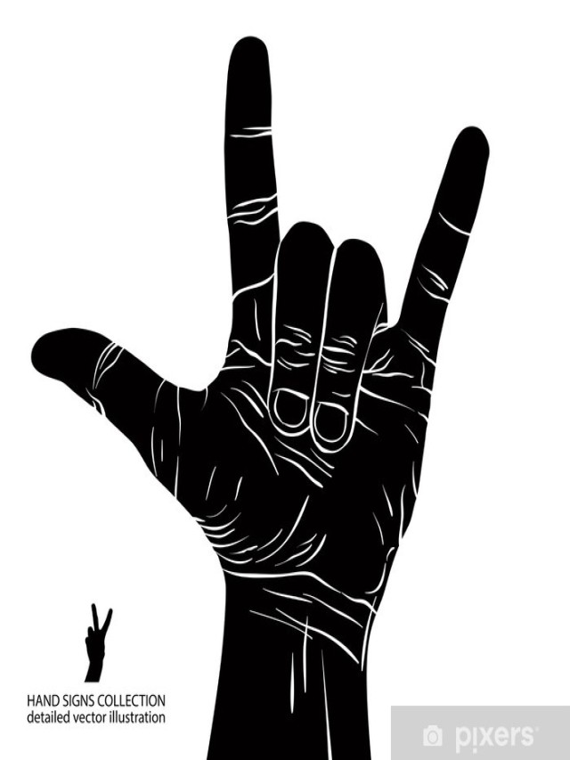 Lista 103+ Foto simbolo de rock con la mano Lleno