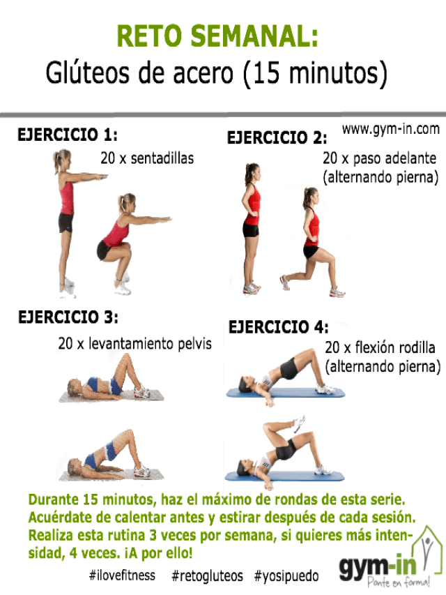 Lista 99+ Foto tabla de ejercicios para tonificar piernas, glúteos y abdomen Mirada tensa