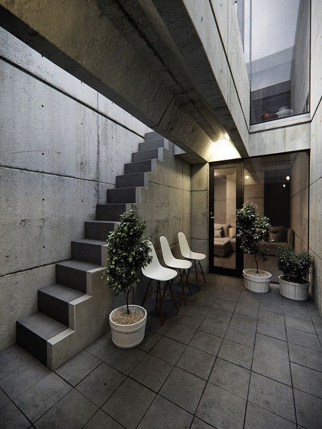 Lista 96+ Foto tadao andō row house in sumiyoshi Actualizar