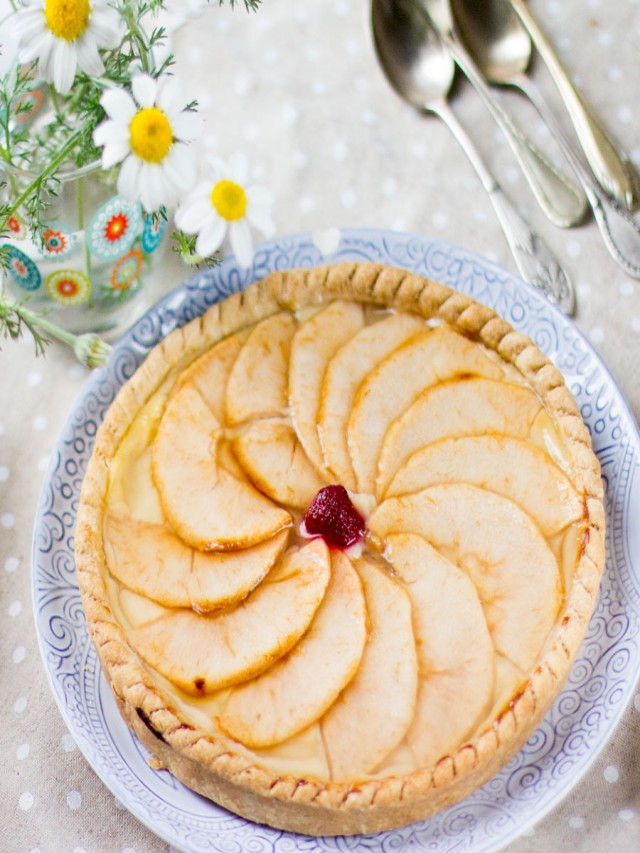 Lista 99+ Foto tarta de manzana con crema pastelera y masa quebrada Cena hermosa