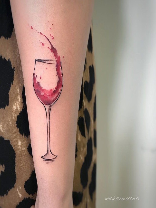 Lista 101+ Foto tatto tattoo de copa de vino Actualizar