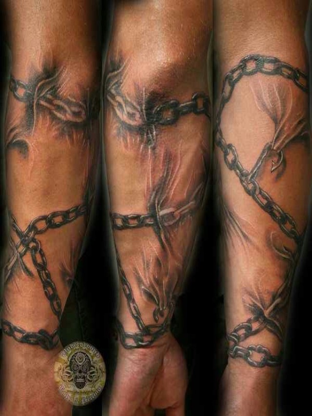 Lista 94+ Foto tatuaje de cadenas en el brazo Alta definición completa, 2k, 4k