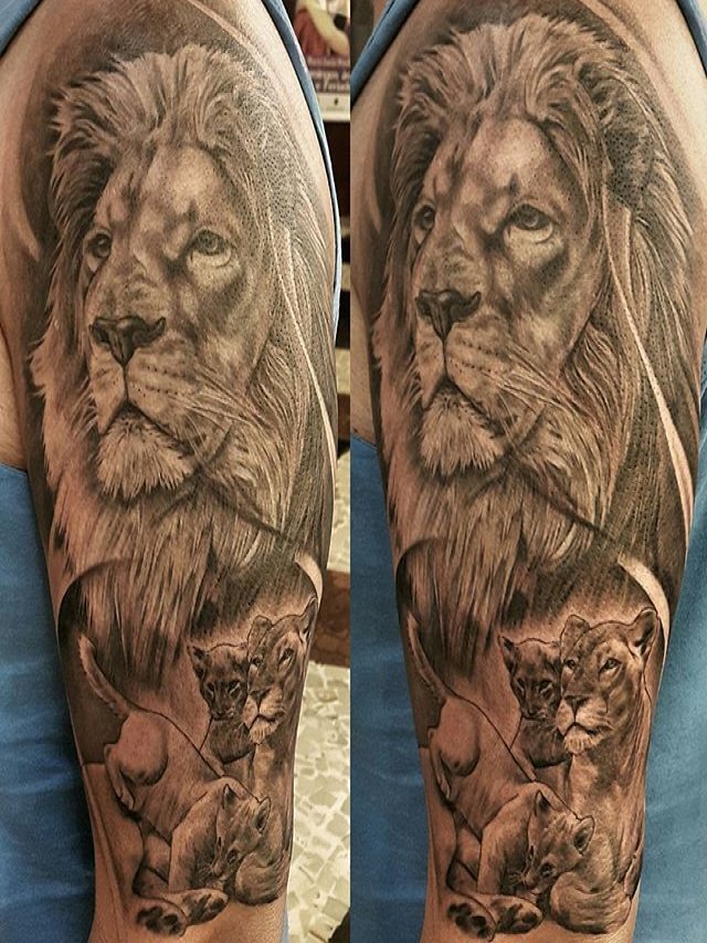 Lista 95+ Foto tatuaje de familia de 3 leones Cena hermosa