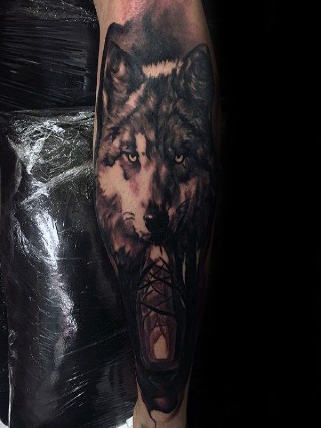 Lista 94+ Foto tatuaje de lobo en la pantorrilla Actualizar