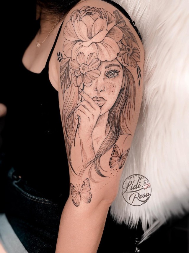 Sintético 103+ Foto tatuaje de una mujer en el brazo Alta definición completa, 2k, 4k