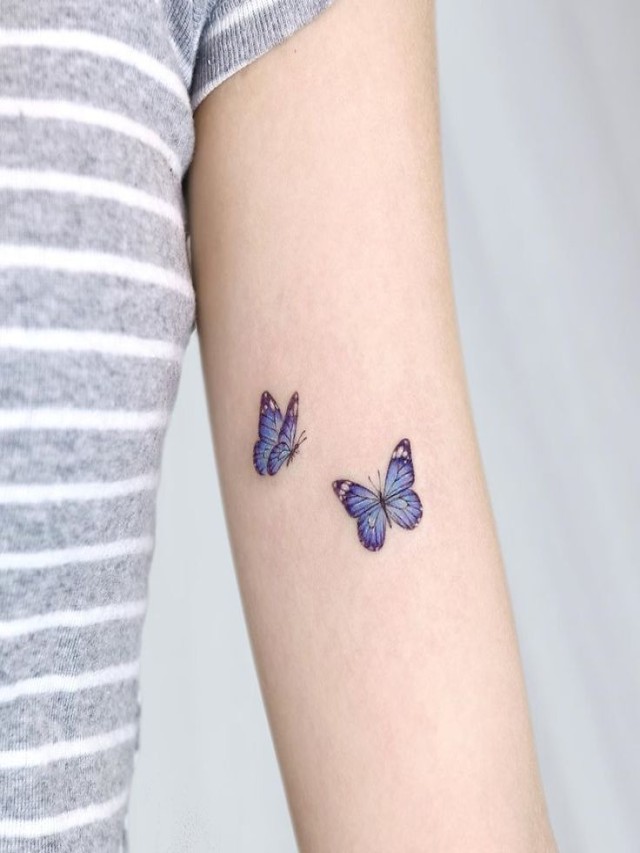 Em geral 94+ Imagen tatuajes de mariposas pequeñas en el brazo Alta definición completa, 2k, 4k