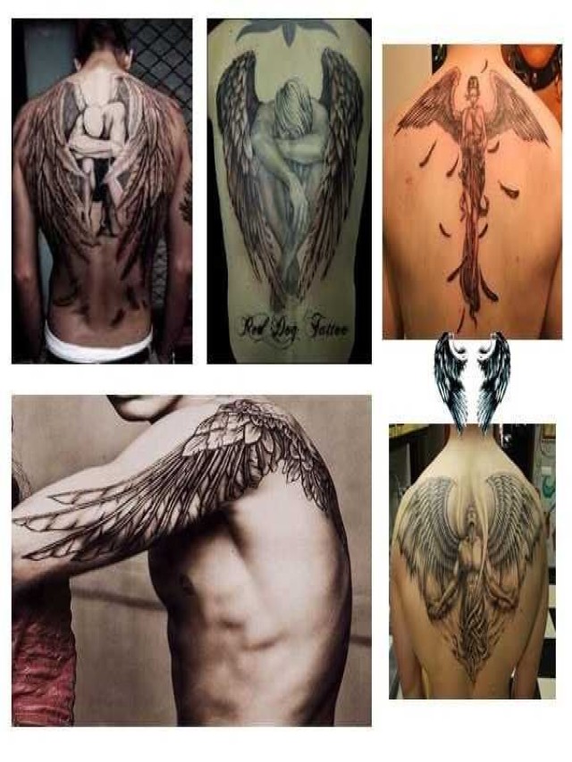 Lista 90+ Foto tatuajes de alas de angel en la espalda para hombres Alta definición completa, 2k, 4k