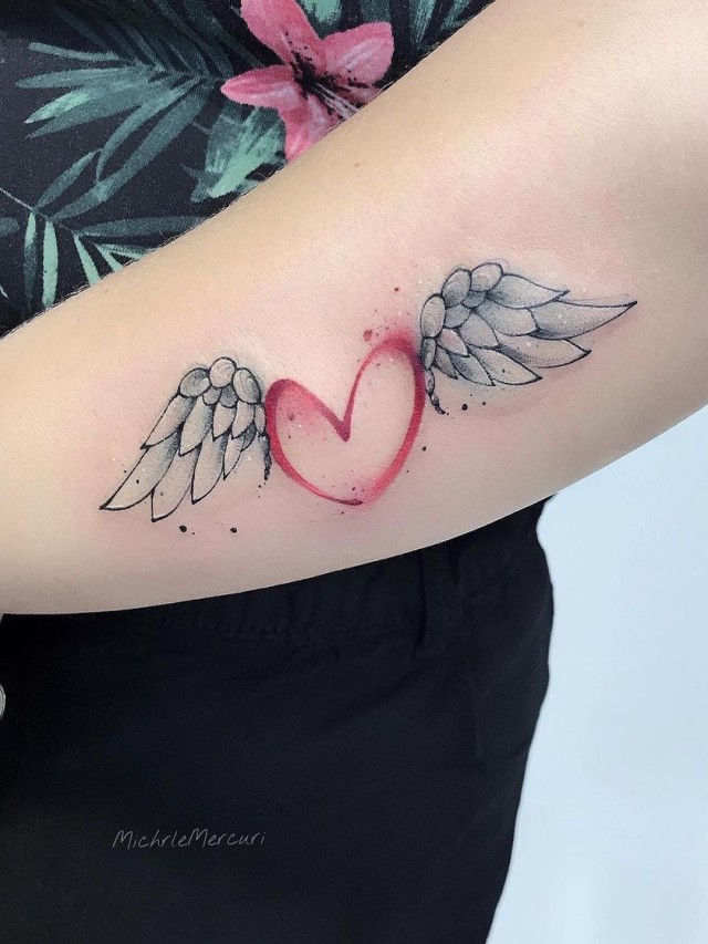 Lista 103+ Foto tatuajes de corazones con alas pequeños Alta definición completa, 2k, 4k