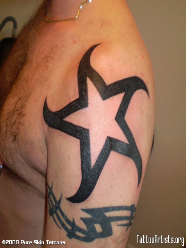 Lista 96+ Foto tatuajes de estrellas en los hombros Mirada tensa