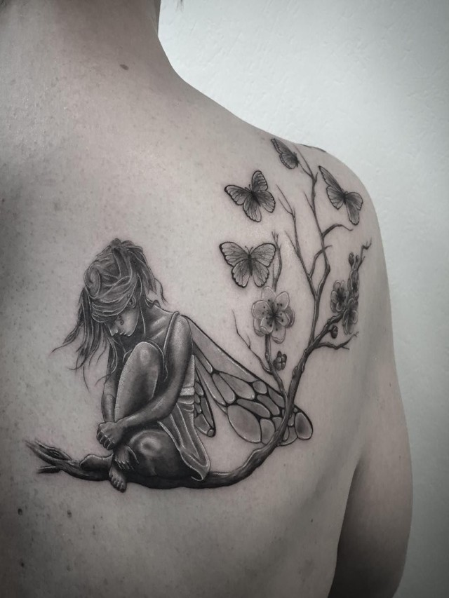 Lista 105+ Foto tatuajes de hadas en la pierna El último