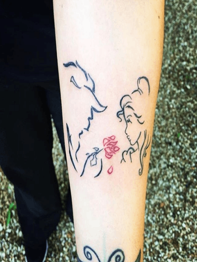 Lista 102+ Foto tatuajes de la rosa de la bella y la bestia Lleno