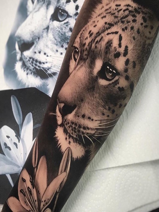 Arriba 90+ Foto tatuajes de leopardo en el brazo El último