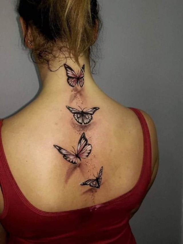 Lista 104+ Foto tatuajes de mariposas en 3d en la espalda Alta definición completa, 2k, 4k