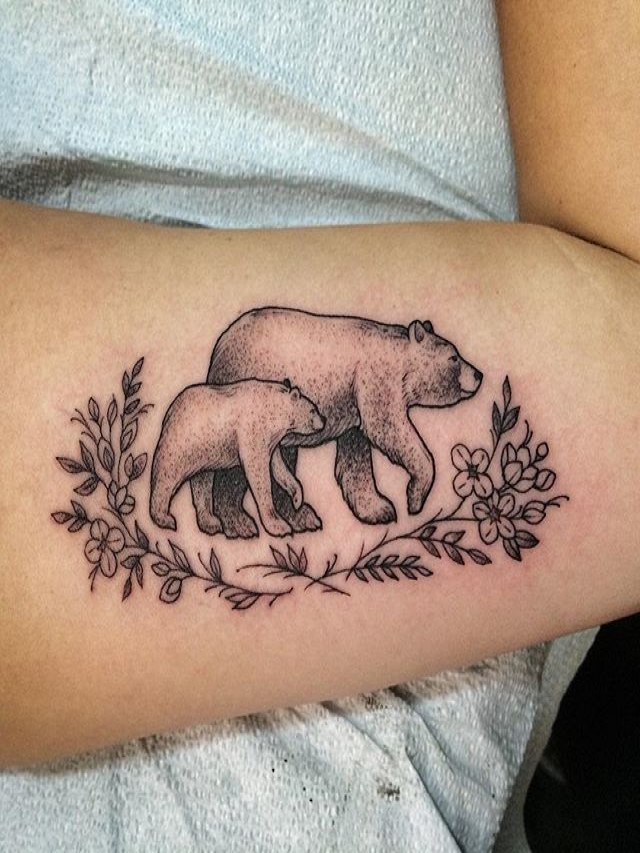 Arriba 104+ Foto tatuajes de osos con sus hijos Lleno