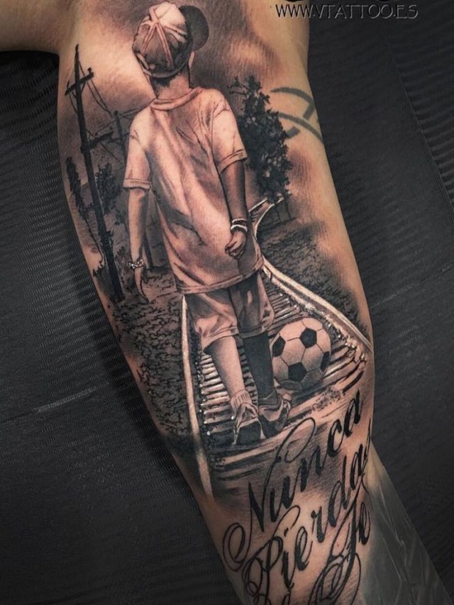 Arriba 97+ Foto tatuajes de papa e hijo futbol El último