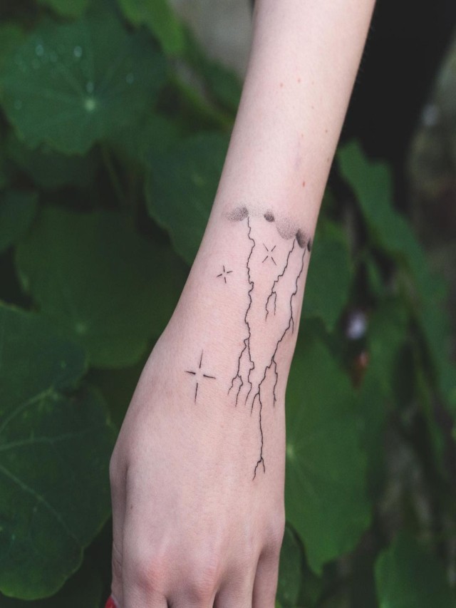 Sintético 99+ Foto tatuajes de rayos en las manos El último