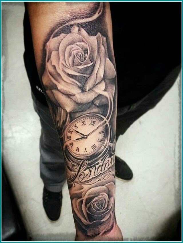 Lista 101+ Foto tatuajes de reloj en el brazo para hombres Mirada tensa