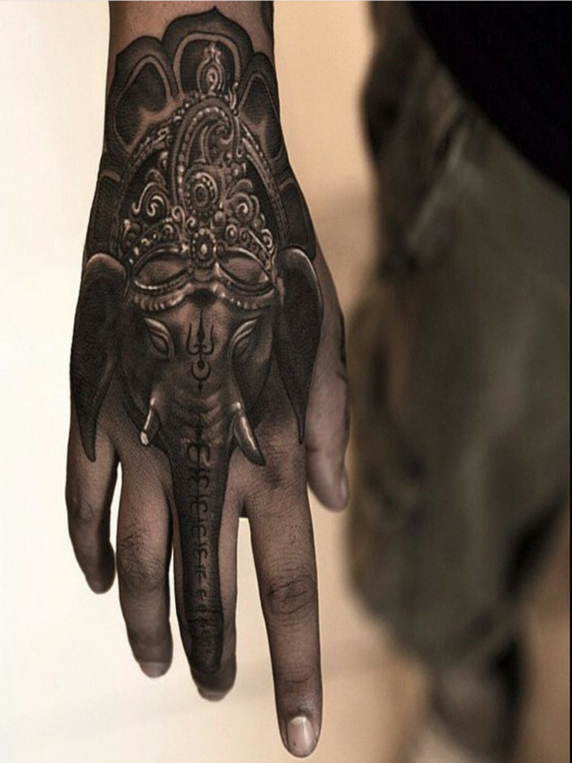 Lista 92+ Imagen tatuajes en la mano de caras de elefantes El último