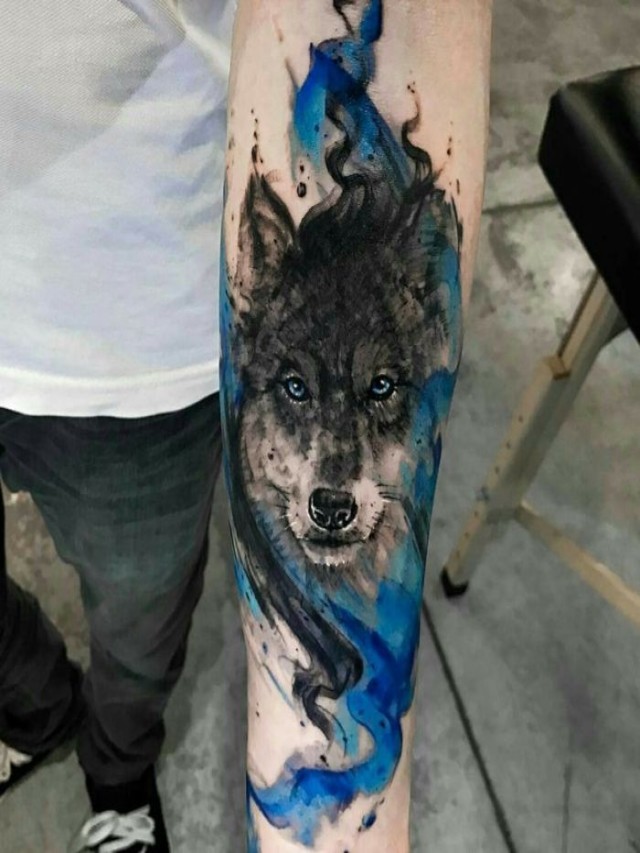 Sintético 93+ Foto tatuajes en el brazo de lobos para hombres El último