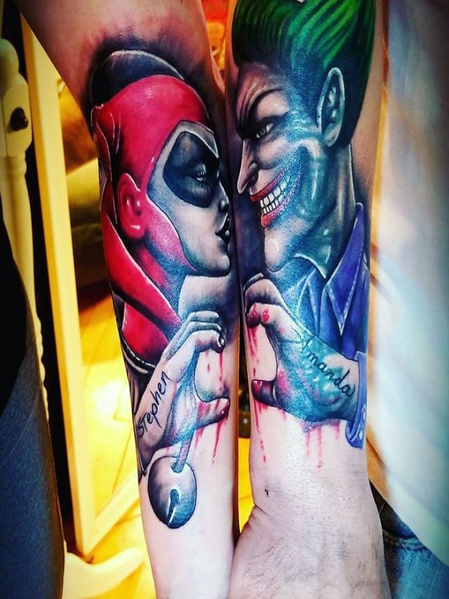 Álbumes 94+ Foto tatuajes para parejas de harley quinn y joker Lleno