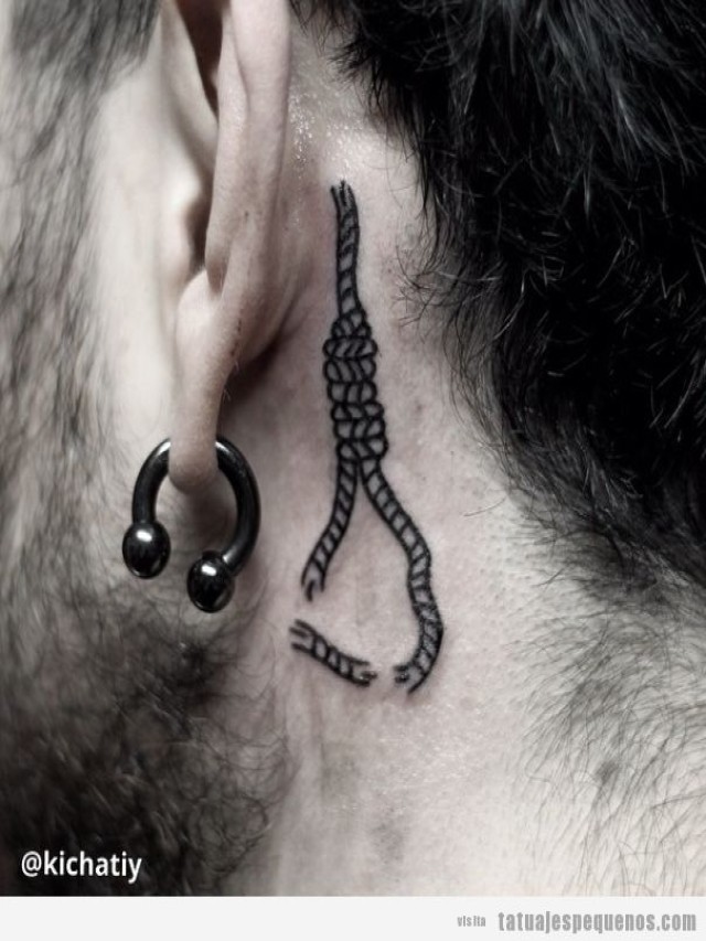 Sintético 103+ Foto tatuajes pequeños detrás de la oreja para hombre Actualizar