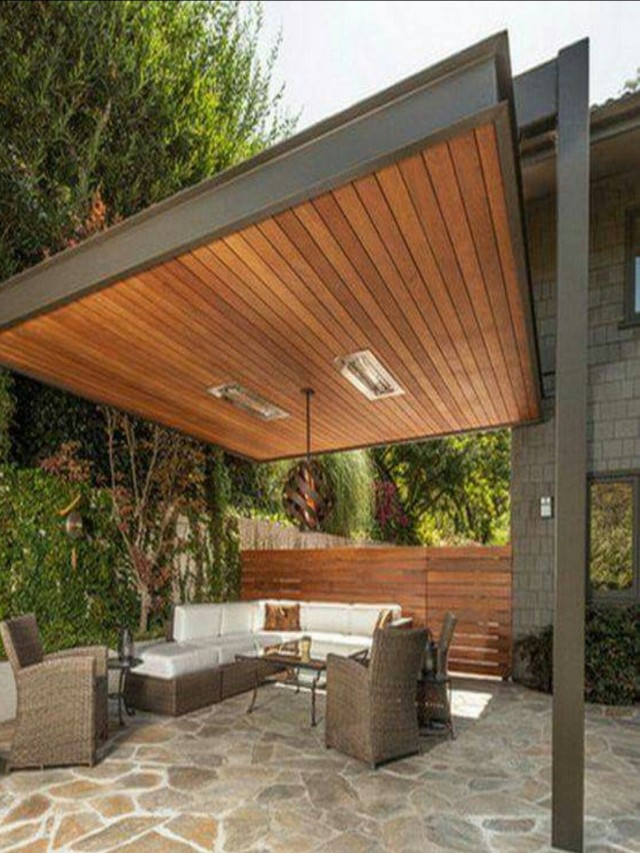Arriba 102+ Foto techos de madera para patios o jardin Mirada tensa