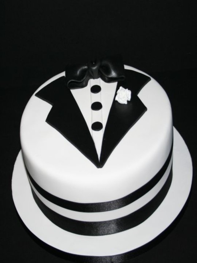 Arriba 102+ Foto torta blanco y negro para hombre Cena hermosa