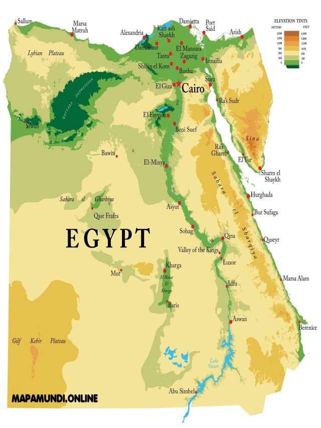 Arriba 92+ Foto ubicación de egipto en el mapa Alta definición completa, 2k, 4k