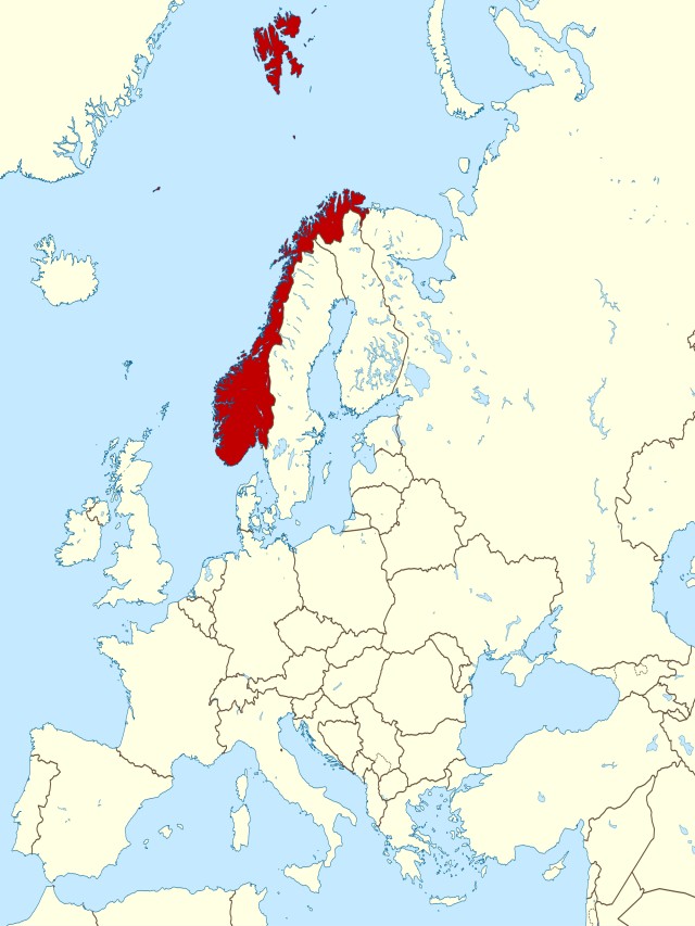 Sintético 97+ Foto ubicación de noruega en el mapa Lleno
