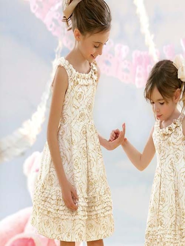 Sintético 100+ Foto vestidos de fiesta para niñas en el corte ingles Mirada tensa