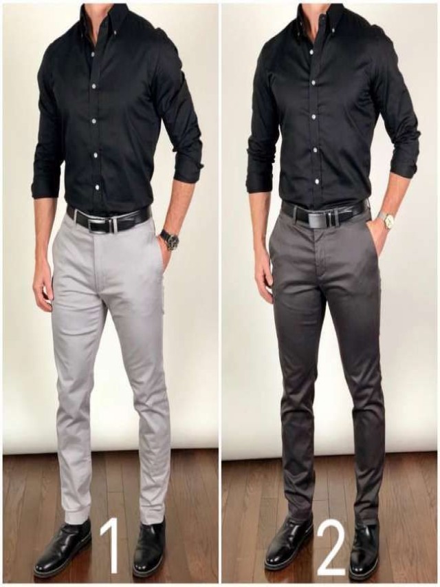Álbumes 90+ Imagen what colour shirts go with grey trousers Cena hermosa